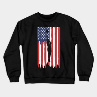 american basketball Crewneck Sweatshirt